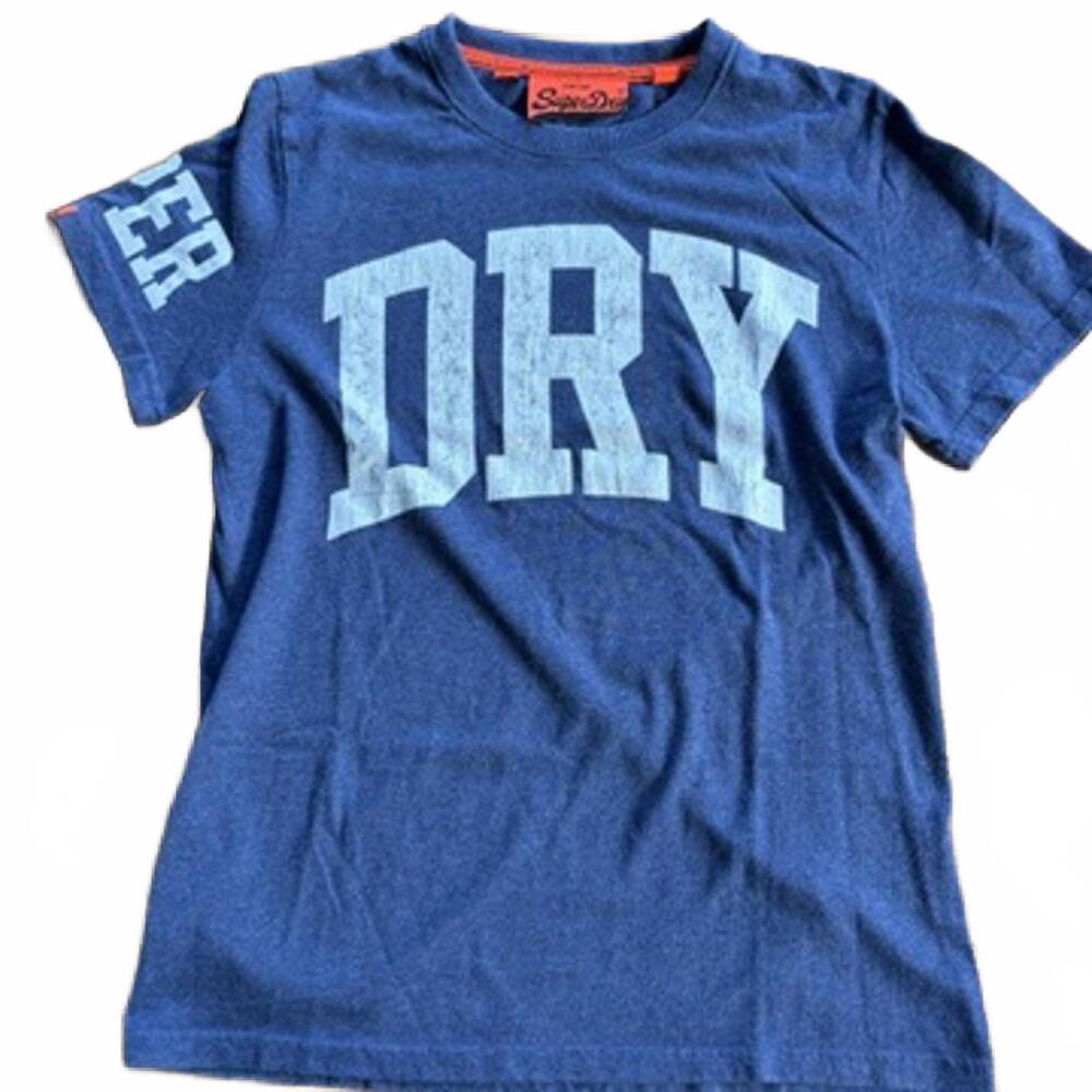 Superdry Vintage Graphic Tee Men's DRY Logo Blue‎ XL